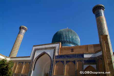 Postcard Samarkand - Gur Emir Mausoleum Front View