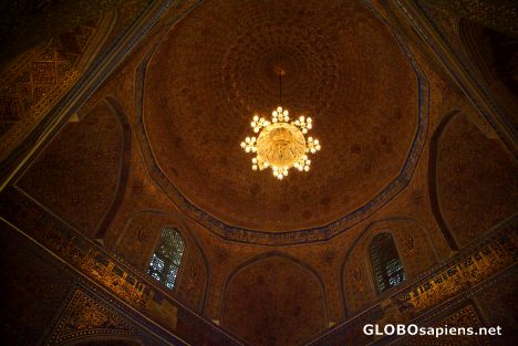 Postcard Samarkand - Gur Emir Mausoleum Inside - Dome