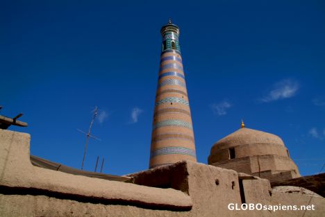 Postcard Khiva - Islam Khoja Minaret