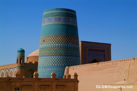 Postcard Khiva - Kalta Minor Minaret, p4