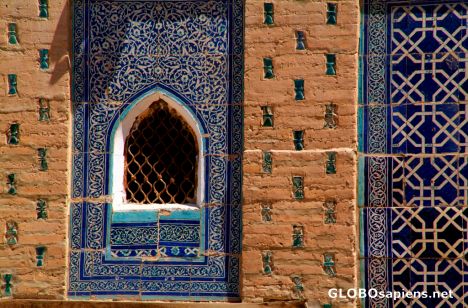 Postcard Khiva - small window