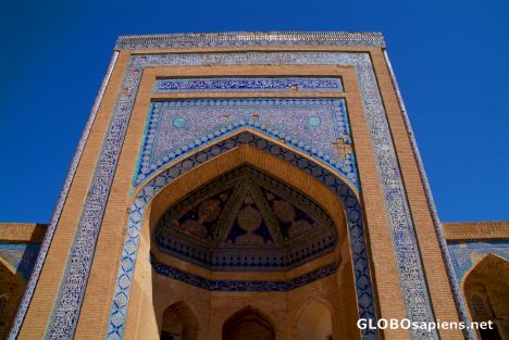 Postcard Khiva - one of many iwans