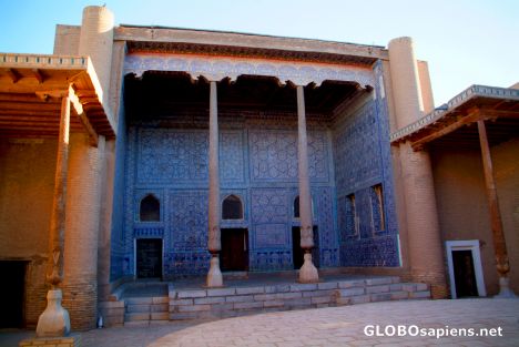 Postcard Khiva - inside the Kunya Arg