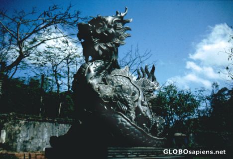 Postcard Dragon Guard at Imperial City