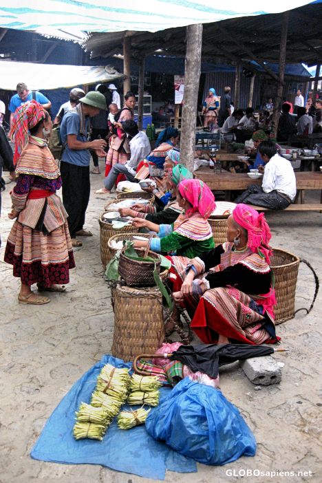 Postcard Bac Ha Sunday Market - Food Section