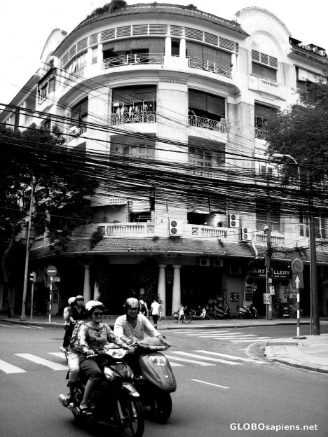 Postcard saigon street