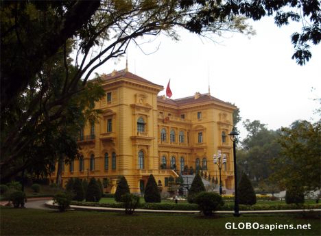 Postcard Old-Presidential-Palace Hanoi