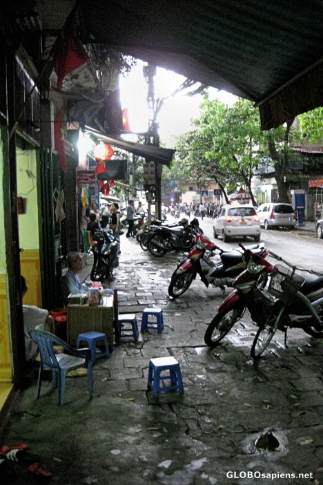 Postcard Street Scene, Old Quarter Hanoi