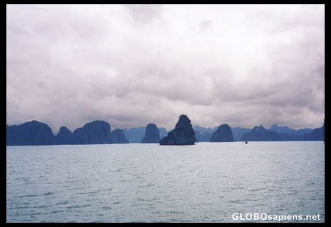 Postcard Ha Long Bay view.