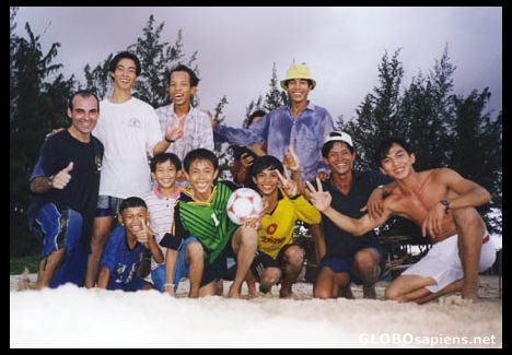 Postcard Mui Ne beach Football Club and me!!!