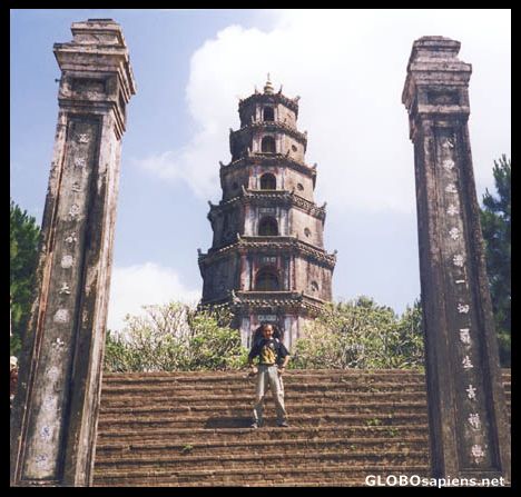 Postcard The Perfume Pagoda at Hue.