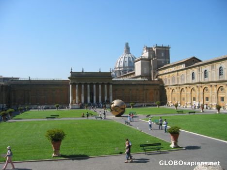 Postcard Yard in the Vatican Museum