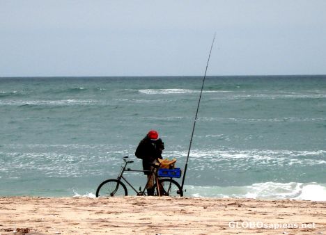Postcard Fishing on the skeleton coast