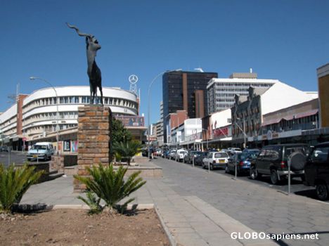 Postcard Windhoek City Center.
