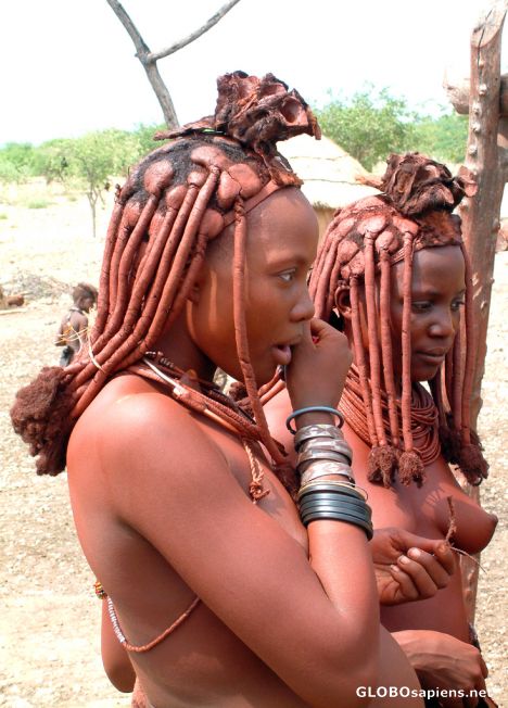 Postcard Namibia - Ova-Himba women