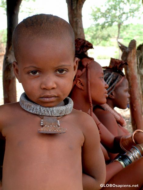 Postcard Namibia - Ova-Himba boy