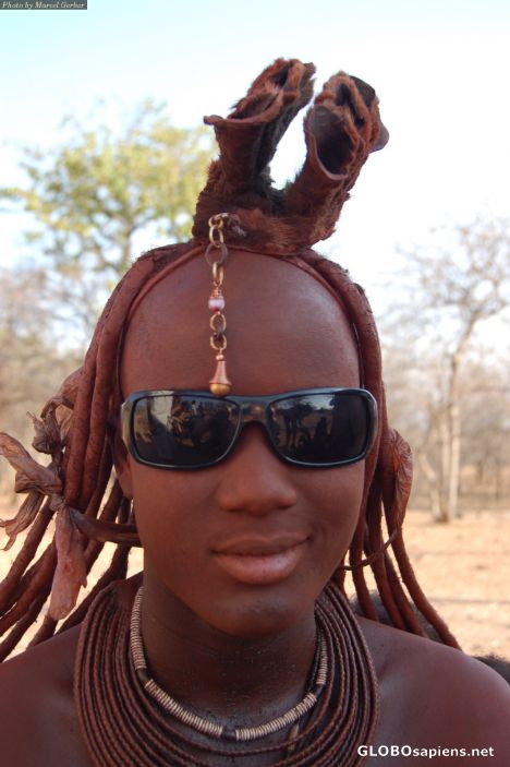 Postcard Himba woman
