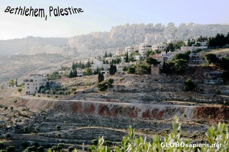 Postcard town of Bethlehem
