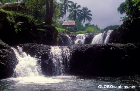Postcard Togitogiga Waterfall