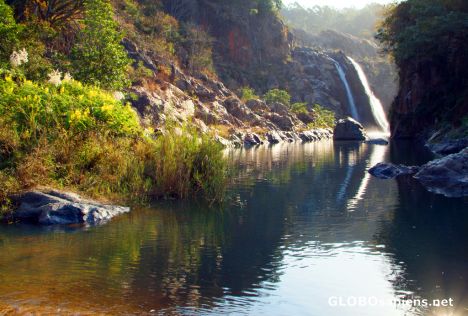 Postcard Mantenga Waterfall