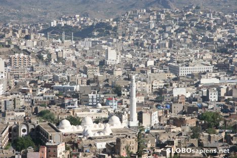 Postcard Taiz from The Hill