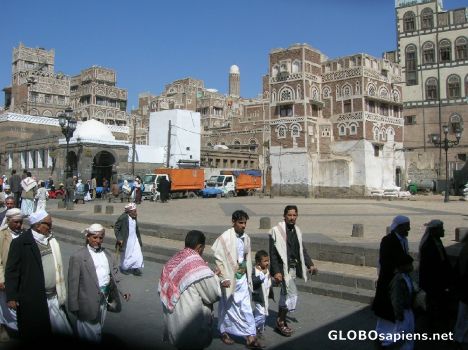 Postcard Daily life in Bab el Yemen