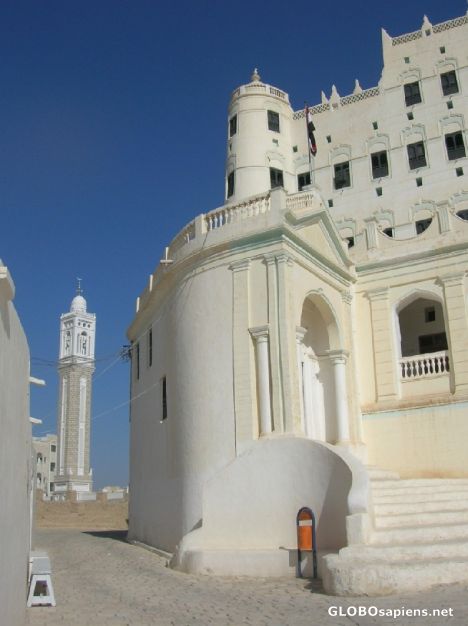 Postcard Minaret besides the Sultan Palace