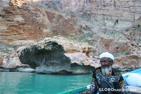 Postcard Old Socotrian Man on the Shuub Coast