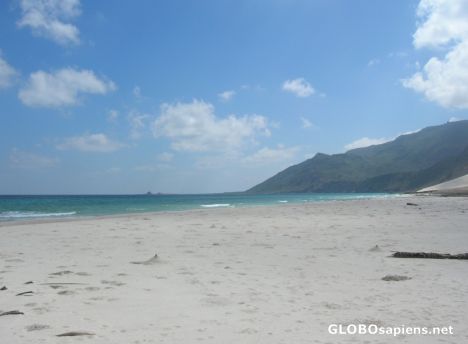 Postcard Socotra Southern beach