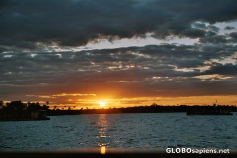Postcard Sunset on the mighty Zambezi River