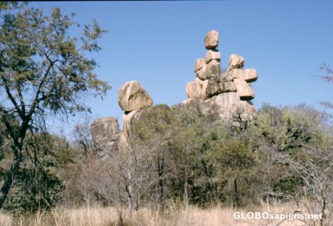 Postcard Zimbabwe, Matopos NP