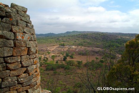 Postcard Great Zimbabwe - general view