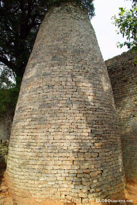 Postcard Great Zimbabwe - Great Enclosure's Conical Tower