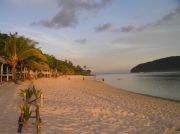 Lolamanu Beach at dusk