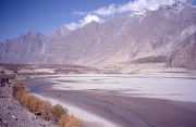 Indus Valley near Skardu on the way to Shangri La and Satpara Lake