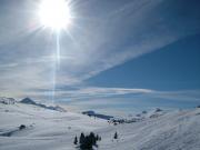Perfect ski conditions in Sunshine Village
