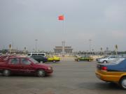 Tianamen- perfect shot of the high speed of modern life and the historical square