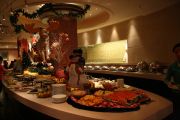 Christmas Breakfast spread at the Oriental Bay International Hotel