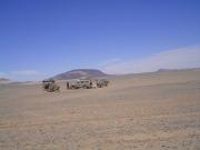 Polisario camping in the desert.