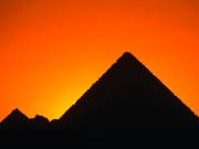Giza Pyrmid at sunset