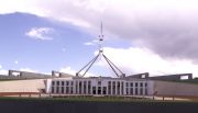 Parliament House - we were quickly moved on by Security.