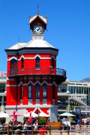 Red tower at The Waterfront