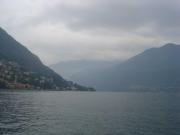 Lake Como on a cloudy and mystical day