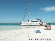 Catamaran trip stops at deserted cay too!!