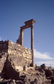 Bosra, Syrien, Kalybe,  wo die Tochter des Königs starb.