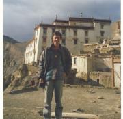 In Lamayuru Gompa before starting my long trekking to Zanskar and Manali