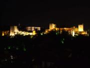 Alhambra at night