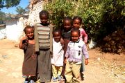 Smile! You're on Krys's camera! A little joy for poor little Ethiopians.