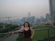Me in Hong Kong. Weather is really muggy and humid.