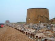 Two of the remaining Martello Towers